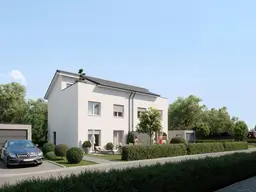 Schlüsselfertige Doppelhaushälften mit Galerie und Dachterrasse mit Landesdarlehen 1,5% Fixzins in einzigartiger Lage in Attnang-Puchheim (H05/2)