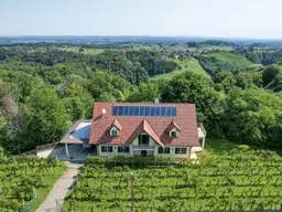 Leben im Einklang – Charmantes Einfamilienhaus in Wielitsch an der Weinstraße mit Panoramablick und Weingarten