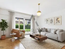 Miete: Sonnige 4-Zimmer-Gartenwohnung