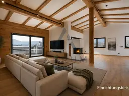 Neubau: Penthouse in Zentrumslage mit sonniger Panoramaterrasse