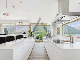 Moderne Terrassenvilla mit Pool, Dachterrasse und Achensee-Panoramablick