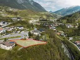 Baurechtsgrundstück in hochfrequentierter Lage am Eingang zum Paznauntal