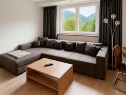 Alpine Lifestyle Wohnung mit Kachelofen, Badewanne und Balkon in Bruck an der Großglocknerstraße