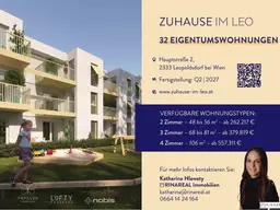 Zuhause IM LEO | Schöne 3 Zimmer Gartenwohnung mit Terrasse | Tiefgarage im Gebäude | Hauptstraße | Frühjahr 2027 - Top 4