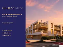 Zuhause IM LEO | Exklusive 2 Zimmer Balkonwohnung | 1.OG | Tiefgarage im Gebäude | Hauptstraße | Ende 2028 - Top 20