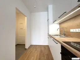 SCHULGARTENGASSE | Erstbezug - Gut geschnittene 2 Zimmer Wohnung | Loggia | Einbauküche | Elektr. Beschattung | Optional: Tiefgaragenstellplatz