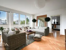 Stilvolle 118 m² Dachgeschoßwohnung mit 65 m² Panoramaterrasse in Graz-St. Peter!