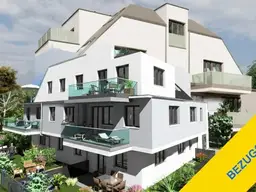 Projekt Leopold: UNVERBAUBARER AUSBLICK im 2. DG mit 10 m2 DACHTERRASSE - hell und ruhig - provisionfrei - barrierefrei - Lift - PV-Anlage und Wärmepumpe