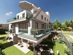 FAMILIENHIT mitten im GRÜNEN MIT SONNIGEM 16,5 m2 BALKON - provisionfrei - barrierefrei - Premiumlage – Lift 