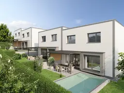 Moderne Doppelhaushälfte im Grünen ! Naturnahes Wohnen mit zeitgemäßem Komfort 