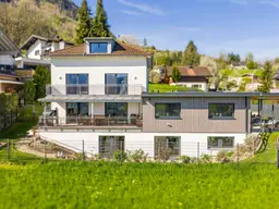 Imposantes Einfamilienhaus &amp; 4 Zi.-Whg. im Hampton-Stil mit Wintergarten, Doppelgarage uvm.