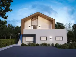 "Exklusive Architektur: Wohnung im Penthouse-Stil mit Traumterrasse"