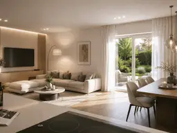 Viel Privatsphäre &amp; ideale Anbindung: Ihre exklusive Gartenwohnung