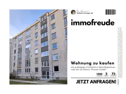 202316-Zum Verkauf steht eine in Wien Brigittenau befindliche 2-Zimmer-Loggia Wohnung mit 12 m² Freifläche, nahe der U6 Station “Dresner Straße”.