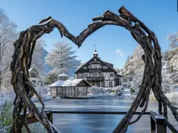 Exklusives Herrenhaus mit Nebengebäude auf privater Bergkuppe