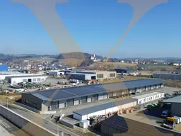 Neuwertige &amp; beheizte Lager- oder Gewerbehalle (teilbar) in Arbing (Bezirk Perg) zu vermieten!