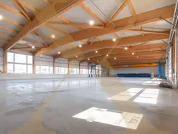 Neuwertige &amp; beheizte Lager- oder Gewerbehalle inkl. Rolltor in Arbing (Bezirk Perg) zu vermieten!