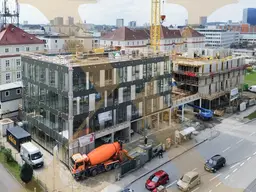Einzigartige Neubau Geschäfts-/Gastrofläche im Neubauprojekt "Med Cube Linz Mitte" zu vermieten!