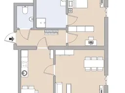 Helle 3-Zimmer-Wohnung in guter Lage in Wolfsberg