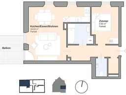 Lichtdurchflutete Wohnung im Altbauflair und Balkon  Ihr persönliches Refugium in Feldkirchen bei Graz