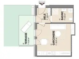 Moderne Neubauwohnung mit Terrasse