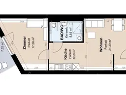 Geförderte Neubauwohnung mit Balkon im 4. Stock