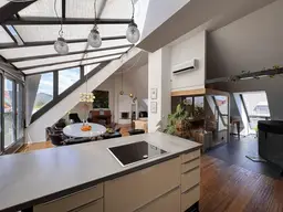 12 min zum Schwedenplatz – Bergblick: 3-Zimmer-Maisonette mit Sauna und Indoor-Whirlpool