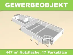 Zentral gelegenes Gewerbeobjekt mit 17 Kundenparkplätzen