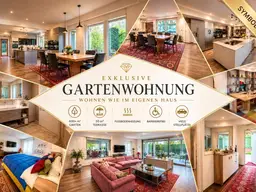 Luxuriöses Wohnen wie im eigenen Haus – Stilvolle Gartenwohnung mit Privatgarten