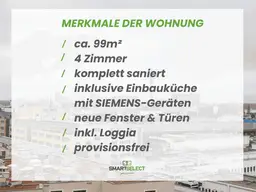 Großzügige 4 Zimmer Eigentumswohnung in 1110 Wien - mit traumhaftem Ausblick - Erstbezug nach Sanierung!
