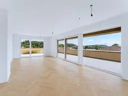 DACHGEFLÜSTER - traumhafte 3-Zimmer-Wohnung mit großer Dachterrasse - Fernsicht - Traunsteinblick