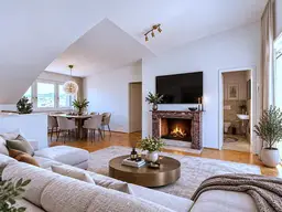 Traumhafte 4-Zimmer-Wohnung auf 2 Ebenen - große Dachterrasse - zentral - Toplage - Tiefgarage