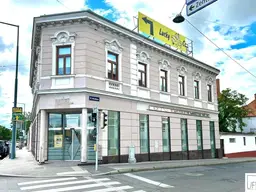 200m² Geschäfts-/Büro-Fläche mit 200m² Keller in Wien Strebersdorf