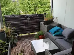 Naturnahe grüne Wohnung Linz Solarcity mit moderner Küche