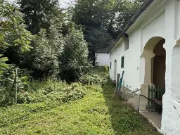 Grundstück mit altem, verwilderten Hausbestand
