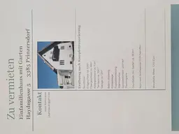 Einfamilienhaus mit Garten und Garage