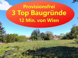 3 leistbare Top-Baugründe 564m² - 702 m²