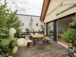 Hallo,Sie haben mich noch nicht entdeckt? eine große 2-Zimmer Dachterrassenwohnung in Mondsee