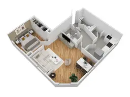 Komplett sanierte helle 2-Zimmer Wohnung in Graz von Privat