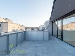 Top-moderne 2-Zi DG-Wohnung mit Terrasse | U3-Nähe | Klimatisiert