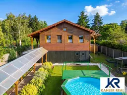Charmantes 3-Zi-Haus mit Pool und großzügigen Nebengebäuden in Wolfsgraben