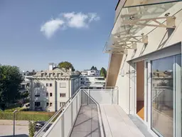 Modernes Loft-Ambiente: 2-Zi.-Dachterrassen-Wohnung
