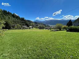 Baugrundstück in sonniger, ruhiger Lage mit Blick auf das Ennstal und die Berge der Umgebung