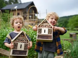 Sonne im Gesicht, Kinder im Garten – Familienwohnung in Axams (#10456)