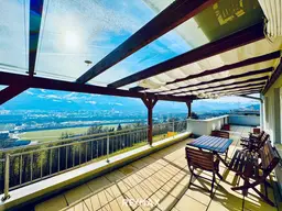 Sonniges Penthouse mit ca. 129 m² Wohnfläche, großer Terrasse, Garage, Stellplatz &amp; einzigartigem Alpenblick