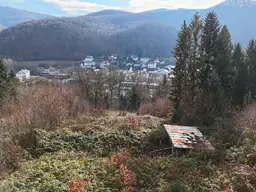 Baugrund in Südlage am Sagberg mit Traumausblick