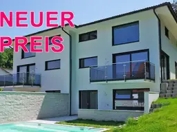 Erstbezug: Schlüsselfertige Doppelhaushälfte mit Pool an der Wiener Stadtgrenze