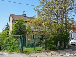 Grünruhelage: Baugrund mit Abbruchhaus zwischen Hanusch KH und Flötzersteig