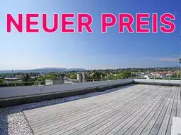 Anninger-Blick: Penthouse-Wohnung | 131 m² Wfl. | 80 m² Dachterrasse | PKW-Stellplatz | riesiger Gemeinschaftsgarten