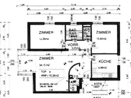 3-Zimmer-Mietwohnung | Top 4/3 | 1.OG mit Wintergarten.